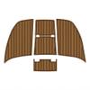 Boat EVA Faux Teak Decking Floor Compatible with 2005 White Shark 285 Bow Mat Boat EVA Faux Teak Deck Flooring Pad Self Adheisve view 1
