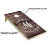 Tailgating Pros Corn Hole Board Set w/Bean Bags, Score Keeper, & Carrying Case - 4'x2' Cornhole Bag Toss - Optional LED Lights(Wedding) view 2