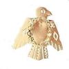 Cabochon Setting Southwestern Thunderbird Gold Plated Blank Bolo Slide Fits 18x13mmx1pc view 2