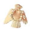 Cabochon Setting Southwestern Thunderbird Gold Plated Blank Bolo Slide Fits 18x13mmx1pc view 3