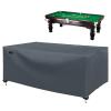 CHINCHILLA 7/8/9 ft Pool Table Cover, Waterproof Sunscreen Billiard Cover Polyester Fabricfor Snooker Billiard Table Cover (7ft) view 1