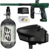 Empire Axe 2.0 Competition Paintball Gun Package Kit w/Air Tank and Halo Too Loader (Halo Loader Grey, Dust Green/Dust Black) view 1