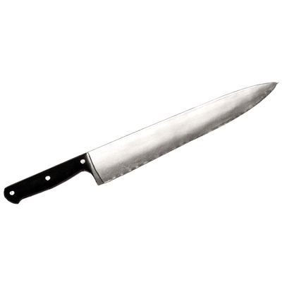UNDERWRAPS Faux Foam Halloween Props - Fun Faux Foam Knives for Halloween, Faux Chrome Knife Foam Costume Accessory, Serial Killer Knive Prop, Kitchen Knife
