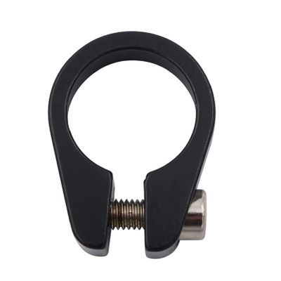 1 Pc Bike Seat Post Clamp, 25.4mm Aluminum Alloy Seat Tube Clip Fits 22.2mm Seat Post Tube Bicycle Quick Release Seatpost Collar Fits for 22.2mm Bike Tube (#1)