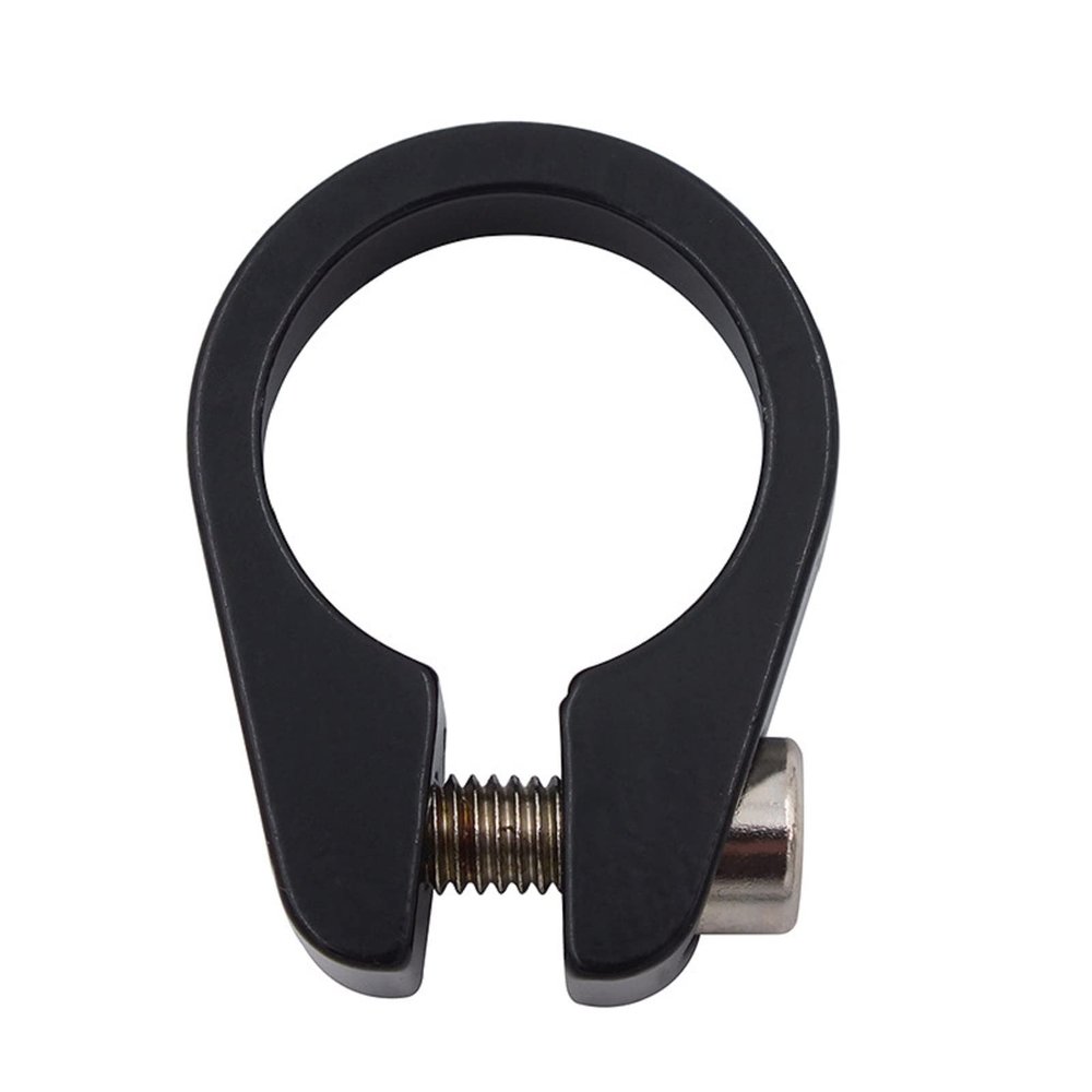 1 Pc Bike Seat Post Clamp, 25.4mm Aluminum Alloy Seat Tube Clip Fits 22.2mm Seat Post Tube Bicycle Quick Release Seatpost Collar Fits for 22.2mm Bike Tube (#1)