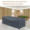 CHINCHILLA 7/8/9 ft Pool Table Cover, Waterproof Sunscreen Billiard Cover Polyester Fabricfor Snooker Billiard Table Cover (9ft) view 3