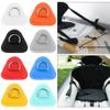 ihreesy 6PCS D-Ring Pad Patch,Inflatable Boat Canoe Raft Dinghy Fastening Hook Bracket D-Ring with Eye Plate D-Ring Pad Patch Deck Attachment Kit for Inflatable Boat Kayak Canoe,Yellow view 4