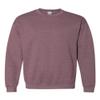 Gildan Fleece Crewneck Sweatshirt, Style G18000 Heather Maroon X-Large view 1