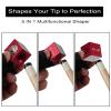 CUEELF Billiards Pool Cue Tip Repair Tool 5-in-1 Accessory Tool Repair Kit ShaperScufferAeratorBurnisherPool Cue Stick Accessories view 3