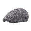 Lifup Men's Newsboy Hat Winter Autumn Flat Cap Gatsby Ivy Golf Cabbie Hat with Earflaps Black view 1
