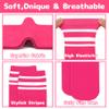 Kids Soccer Socks Girls Soccer Socks Toddler Knee High Socks Toddler Soccer Socks Pink Soccer Socks Youth Baseball Socks view 4
