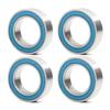4Pcs 3801-2RS MAX Bearing 12 * 21 * 7mm Double Row Full Balls Bicycle Suspension Pivot Repair Parts 3801 2RS Ball Bearings Accessories(Style:High 7mm) view 1