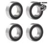 4Pcs 3801-2RS MAX Bearing 12 * 21 * 7mm Double Row Full Balls Bicycle Suspension Pivot Repair Parts 3801 2RS Ball Bearings Accessories(Style:High 7mm) view 2