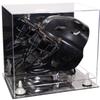 Better Display Cases Acrylic Catcher Mask Display Case with- Large Rectangle Box Mirror Case, White Risers and Mirror Base 14.5" x 11" x 12" (V44/A002) view 1
