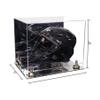 Better Display Cases Acrylic Catcher Mask Display Case with- Large Rectangle Box Mirror Case, Gold Risers and Mirror Base 14.5" x 11" x 12" (V44/A002) view 2