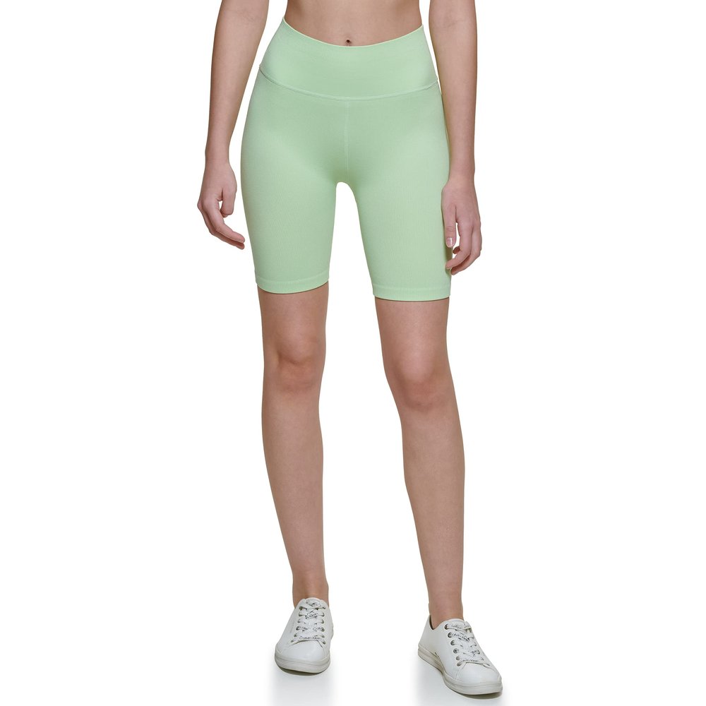 Calvin Klein Performance Women's Performance Bike Shorts,Key Lime,Small
