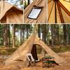 Hot Tent with Stove Jack 4-8 Person Onefires Large Teepee Tent for Family Camping view 2