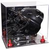 Better Display Cases Acrylic Catcher Mask Display Case with- Large Rectangle Box Mirror Case, Red Risers and Mirror Base 14.5" x 11" x 12" (V44/A002) view 1