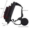 FENJANER Archery Back Arrows Quiver 4-Tubes Back Field Quiver Arrow Holder Shoulder Hanged Hunting Target Shooting Quiver with Front Pockets view 2