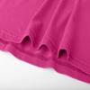 Long Sleeve Crop Tops for Women Workout Basic Clothes for Teen Ladies Fitted Slim Scoop Neck Cute Yoga Shirts (Hot Pink, Small) view 4