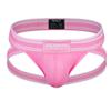 JOCKMAIL Men's Jockstrap Athletic Supporter Low Rise Briefs Sport Underwear Pink view 1