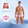 JOCKMAIL Men's Jockstrap Athletic Supporter Low Rise Briefs Sport Underwear Pink view 3