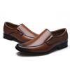 BORAMAX Men's Dress Shoes Slip-On Loafers Wedding Shoes Business PU Leather Shoes Comfortable Dress Shoe Male Suit Shoes view 3