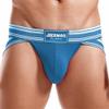 JOCKMAIL Men's Jockstrap Athletic Supporter Low Rise Briefs Sport Underwear Blue view 1