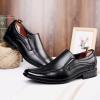 BORAMAX Men's Dress Shoes Slip-On Loafers Wedding Shoes Business PU Leather Shoes Comfortable Dress Shoe Male Suit Shoes view 3