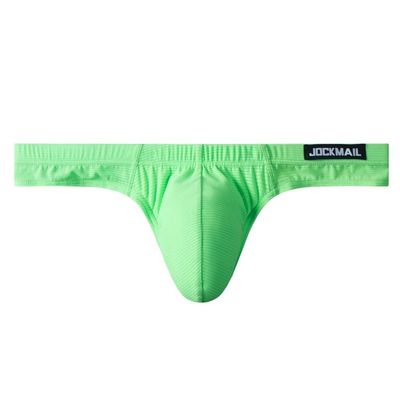 JOCKMAIL Men Underwear Brief Bikini Athletic Briefs Low Rise Men Briefs Sport Underwear Men Bikini Green