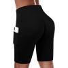 Capri Leggings for Women Knee Length Butt Lift Tights Tummy Control Yoga Workout Exercise Capri Pants with Pockets view 1