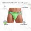 JOCKMAIL Men's Jockstrap Briefs - Low Rise Athletic Supporter - Sport Underwear - Green view 4