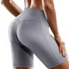 Capri Leggings for Women Knee Length Butt Lift Tights Tummy Control Yoga Workout Exercise Capri Pants with Pockets view 3