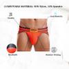 JOCKMAIL Men's Jockstrap Low Rise Athletic Supporter Briefs - Sport Underwear in Orange view 4