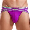 JOCKMAIL Men's Jockstrap Low Rise Athletic Supporter Briefs Sport Underwear Purple view 2