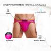 JOCKMAIL Men's Jockstrap Athletic Supporter Low Rise Briefs Sport Underwear Rose view 4