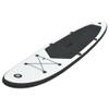 Inflatable Stand Up Paddle Board Set,with Premium SUP Accessories,Carry Bag,Wide Stance,Bottom Fin for Paddling,Surf Control,Repair kit,Non-Slip Deck,Black and WhiteDesigned for Adults view 2