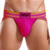 JOCKMAIL Men's Low Rise Athletic Supporter Jockstrap Briefs Sport Underwear Rose view 2