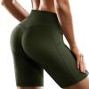 Capri Leggings for Women Knee Length Butt Lift Tights Tummy Control Yoga Workout Exercise Capri Pants with Pockets view 3