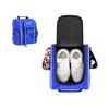 Wolt | Golf Shoe Bag for Travel- Zippered Shoes Carrier Bags with Ventilation & Double Outside Accessory Pocket for Socks, Tees, Golf Balls, Etc. for Women and Men (Blue) view 1