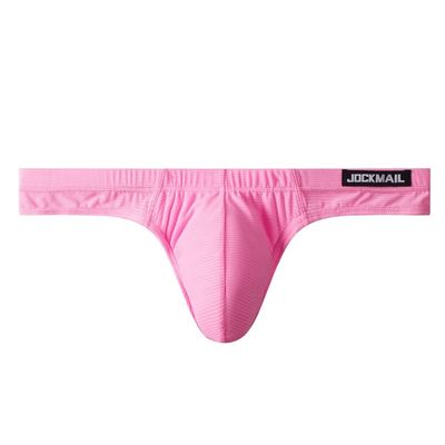 JOCKMAIL Men Underwear Brief Bikini Athletic Briefs Low Rise Men Briefs Sport Underwear Men Bikini Pink