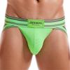 JOCKMAIL Men's Jockstrap Athletic Supporter Low Rise Briefs Sport Underwear Green view 2