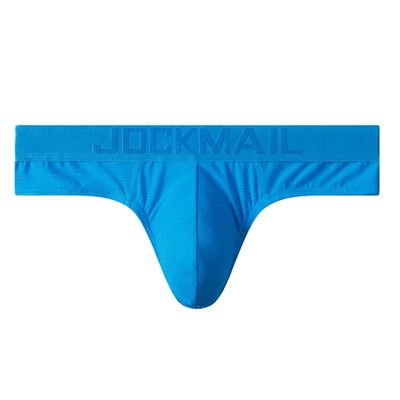 JOCKMAIL Men Brief Bikini Underwear Athletic Briefs Bikini Low Rise Men Briefs Bikini Sport Underwear Men Underwear Blue