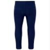 Aislor Girls Stretch Leggings Athletic Pants Workout Running Yoga Sports Footless Tights Gymnastic Dance School Leggings Navy Blue 7-8 Years view 2
