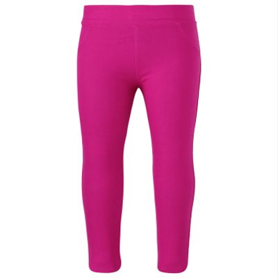 Aislor Girls Stretch Leggings Athletic Pants Workout Running Yoga Sports Footless Tights Gymnastic Dance School Leggings Hot Pink 7-8 Years