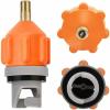 FASTROHY 2Pcs Inflatable Boat SUP Pump Adapter Rowing Boat Air Valve Adapter, Air Valve Tire Paddle Board Adapters for Kayak SUP Board (Orange) view 3