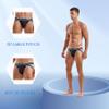 JOCKMAIL Men's Jockstrap Athletic Supporter Low Rise Briefs Sport Underwear Black view 4