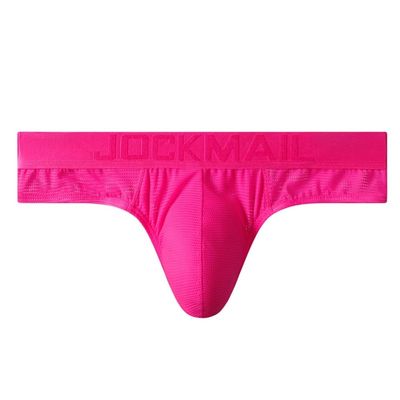 JOCKMAIL Men Brief Bikini Underwear Athletic Briefs Bikini Low Rise Men Briefs Bikini Sport Underwear Men Underwear Rose