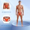 JOCKMAIL Men's Jockstrap Low Rise Athletic Supporter Briefs - Sport Underwear in Orange view 3