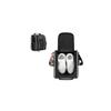 Wolt |Golf Shoe Bag for Travel- Zippered Shoes Carrier Bags with Ventilation & Double Outside Accessory Pocket for Socks, Tees, Golf Balls, Etc. for Women and Men (Black) view 1